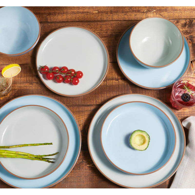 Assiette plate résistante aux bris rPET (matériaux recyclés à 100%), Vert