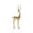 Modern Metallic Deer Figurine (Set of 4)
