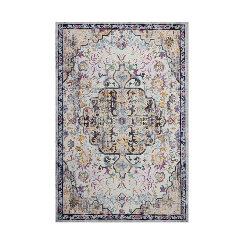 Tapis rectangulaire Andrie avec envers antidérapant, Rectangle de 5 pi x 8 pi