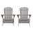 Set of 2 Wooden Adirondack Chairs, Pre-Assembled, Weather-Resistant for Firepit & Patio-1752466504