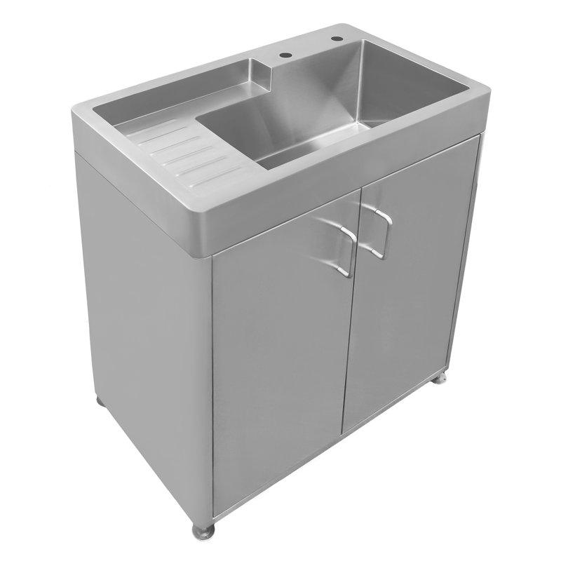 33" L x 20" W Free Standing Laundry Sink