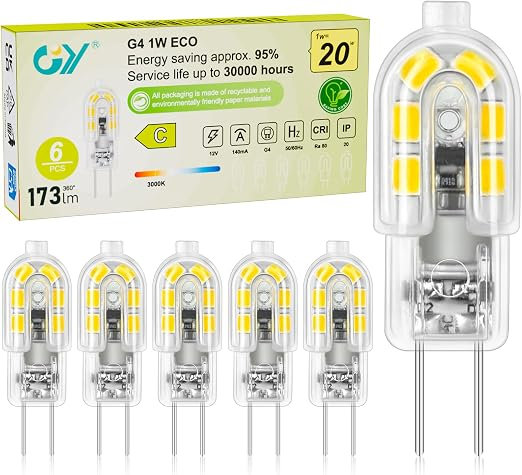 1 W A15 G4/Bi-pin LED Smart Bulb, Warm White, 3000 Kelvins