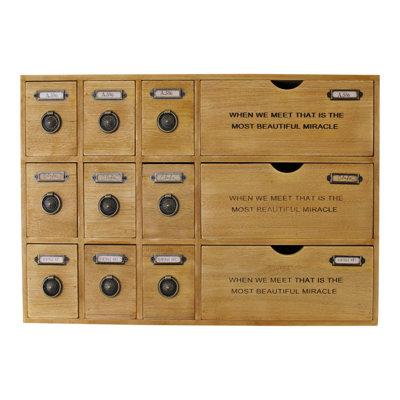 Deweese Wood Desk Organiser