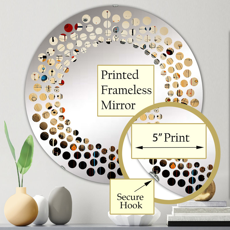 Fionnan Circle Mirror, 23.6" x 23.6"