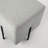 Chandler Upholstered Ottoman - Grey