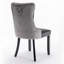 Chaise rembourrée en polyuréthane et velours-1309429678