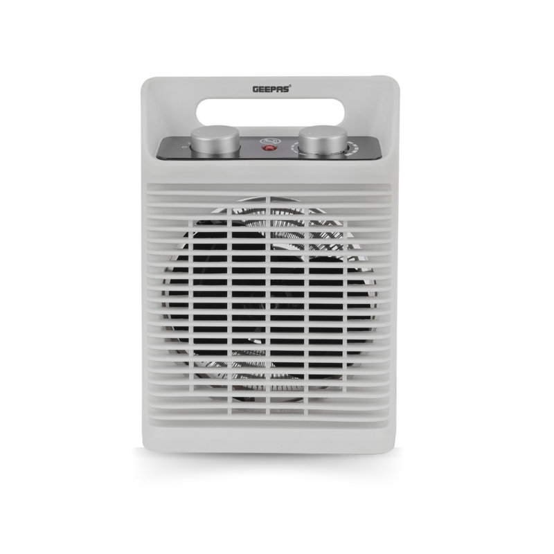GEEPAS Portable Fan Heater 2000W | Low Running Cost with 2 Heat Settings 1000-2000W Safety Tip-Over Switch & Overheat Protection | Energy Efficient Heater with Cooling/Warm/Hot Mod