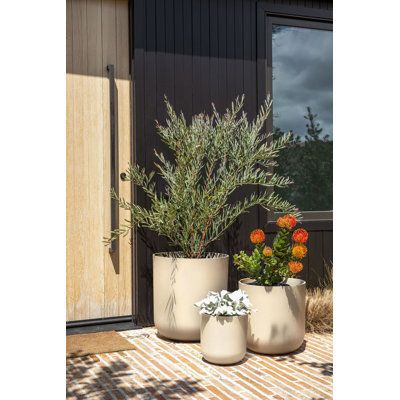 Ensemble de pots à fleurs en plastique 3 pièces Mason Series