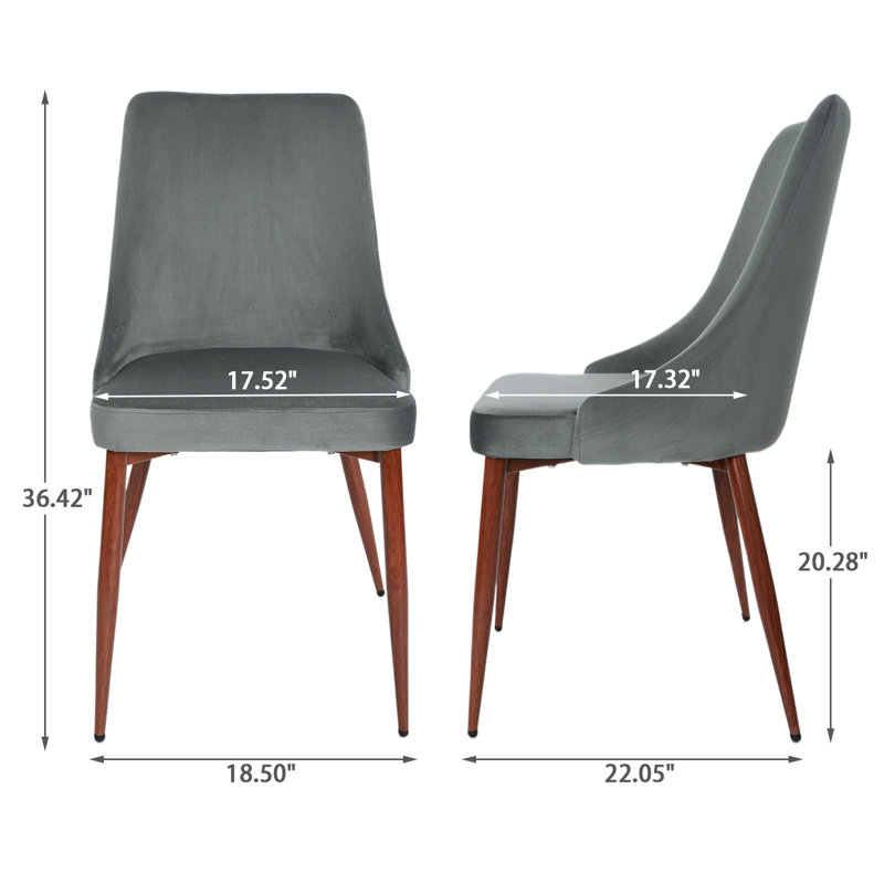 Ensemble de 2 chaises d'appoint Mercer41