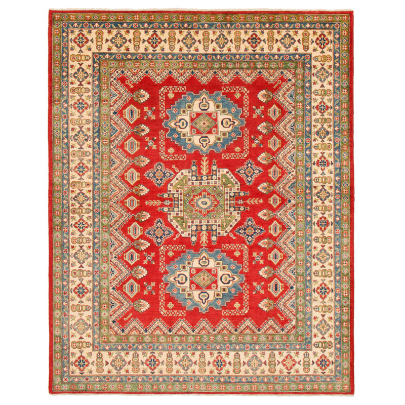 Tapis rouge Finest Ghazni 7 pi 10 po x 10 pi 1 po