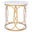 New Orleans Marble Drum End Table-72595296