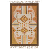 Vintage One-of-a-Kind Rectangle 5'5" x 8'3" Flatweave Area Rug
