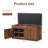 Upholstered Shoe Storage Bench-666009347