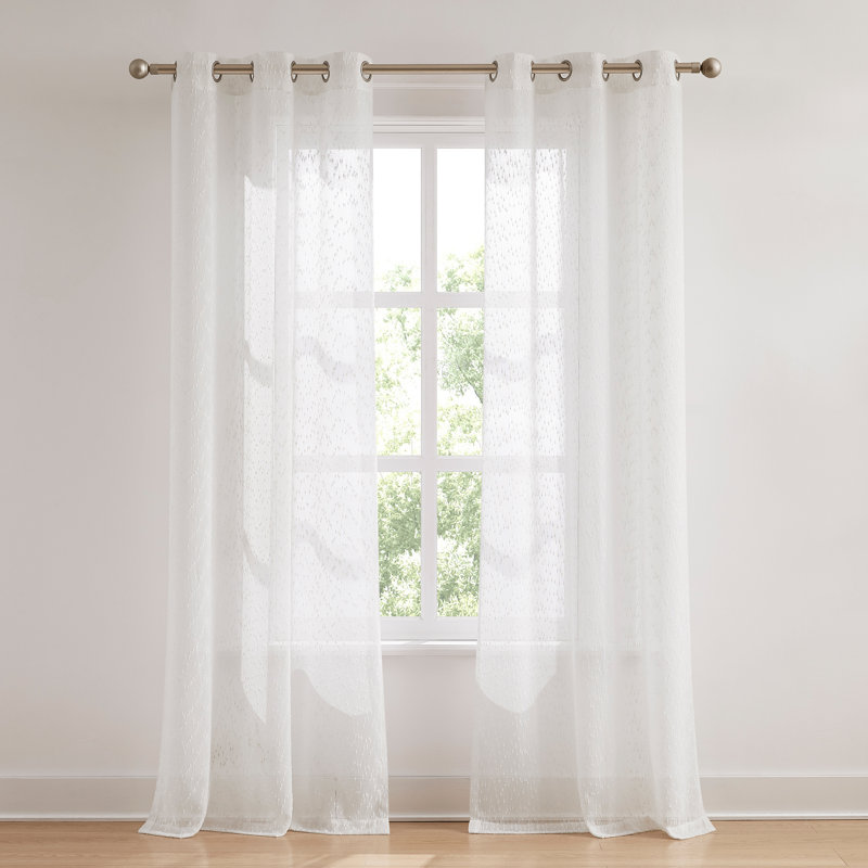 Paire de rideaux transparents Aileen