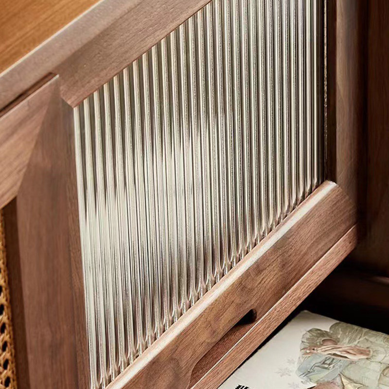 Armoire de rangement latérale de style nordique minimaliste