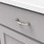 Poignée à poignée Twist Collection - Poignée d'armoire centrale à centrale de 3 po - Nickel poli - Quincaillerie transitionnelle pour tiroirs et armoires-37061985-116642466