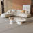 Nesting Coffee Table,Irregular Coffee Table and Side Table for Living Room, Bedroom, Office