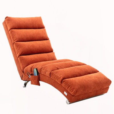 Upholstered Chaise Lounge Chair
