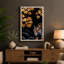 Tiger Among Autumn Leaves Boho - Print-136807972-136807976