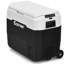 Réfrigérateur de voiture portatif 42 qt Costway - 4 ° f à 50 ° f refroidisseur de voiture à deux zones gris-57402084