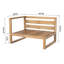Venice Outdoor Teak One Arm Lounge Chair-1254774637
