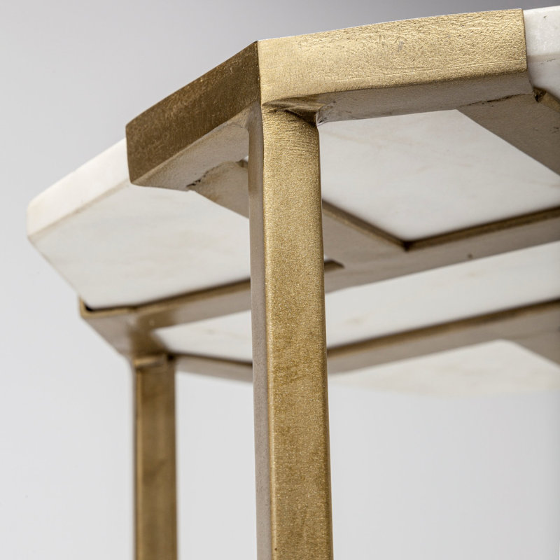 Quickep Marble Top Nesting Tables