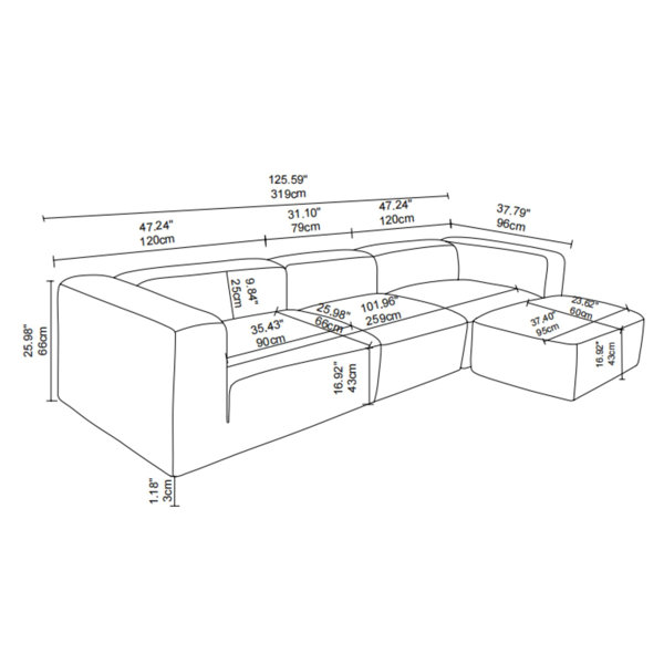 Dimensions du produit