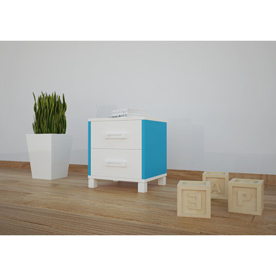 Wiese 2 Drawer Nightstand