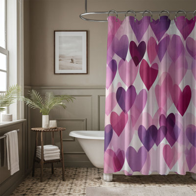 Rideau de douche standard 1 pièce Grape Love