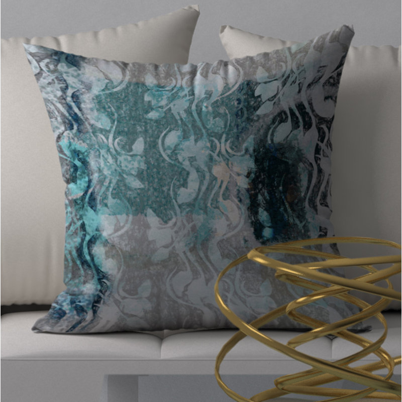 Délicieuse housse de coussin carrée et élégante, 18 po x 18 po