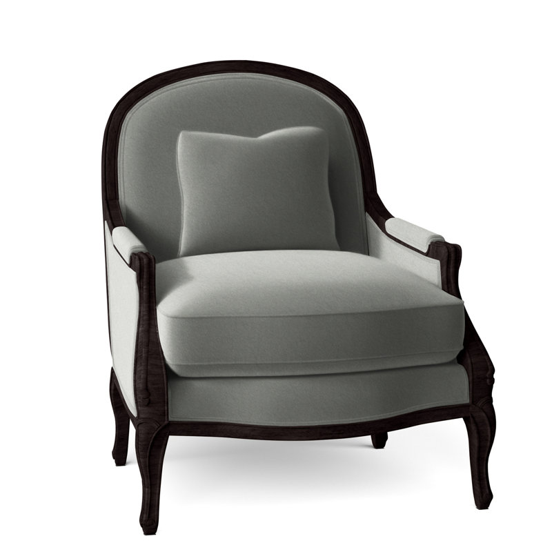 Adair Upholstered Armchair, Espresso, Pewter (9953 65)