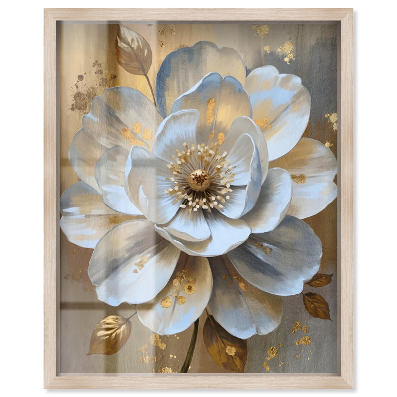 Blooming Elegance, H 25 po x l 21 po, Crème, crème
