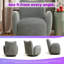 Fauteuil d'appoint pivotant à 360 ° en chenille pour le salon, le bureau ou les loisirs-1506753065