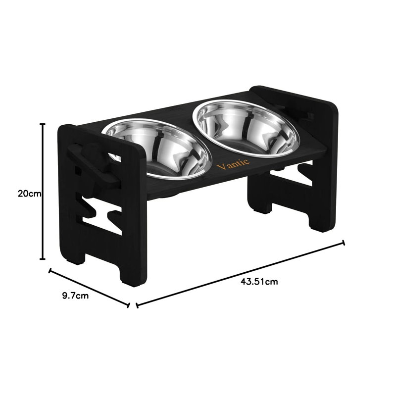 Elevated Feeder, Black