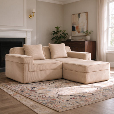 Canapé modulaire double sans os