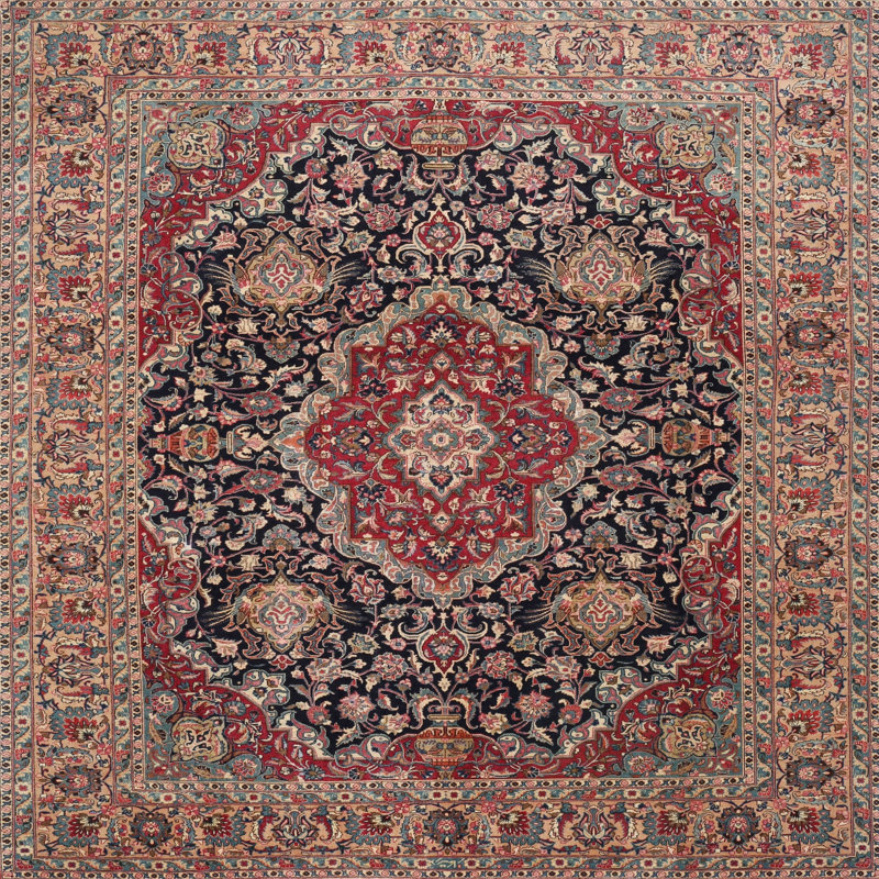 Jamie-Lee Oriental Indoor Rug, Square 6'