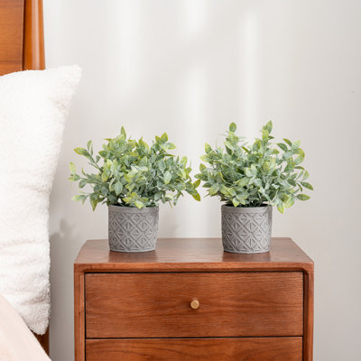 2 pièces de plantes à feuillage artificiel pour l'intérieur