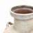 Rustic Textured Terracotta Vase with Four Handles-89893408