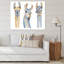 Dessin de joli lama II - reproduction sur toile-67395977-67395979