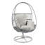 Chaise longue pivotante en osier Reno