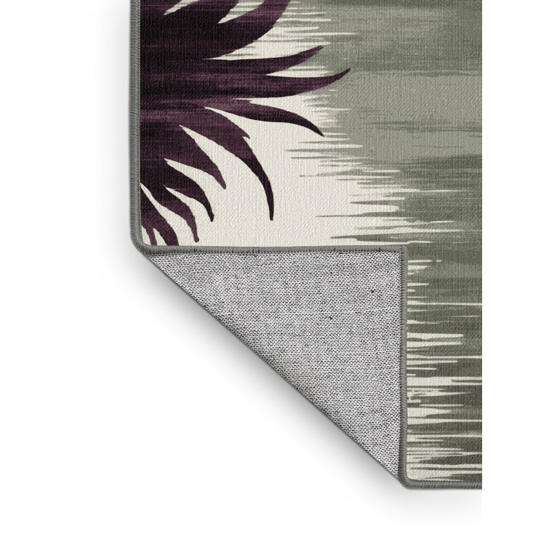 Tapis aquarelle lavable à la machine, Tapis de couloir 2 pi x 5 pi