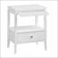 Table de chevet à 1 tiroir avec plateau flottant et rangement spacieux Olana, parfaite pour les chambres à coucher modernes-356256476