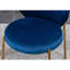 Ensemble de salle à manger contemporain 5 pièces - table ronde blanche et 4 chaises, rembourrage en velours, surface attrayante et fabrication en bois d'hévéa, siège confortable, élégant