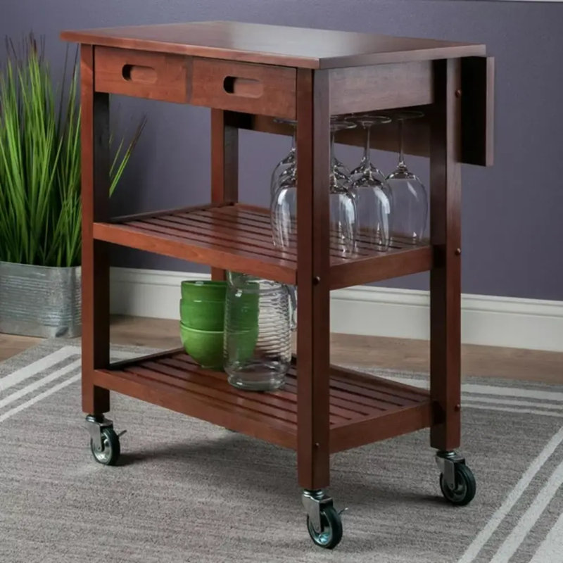 Grenelle Solid Wood Kitchen Cart