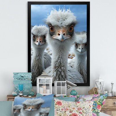 " Ostrich Harmony Portrait I "