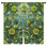 Rideaux de fenêtre complexes à motif floral et voilage obscurcissant - 2 panneaux