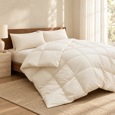 Lincove 100% Goose Down Comforter - Queen, Lightweight, Set of 2