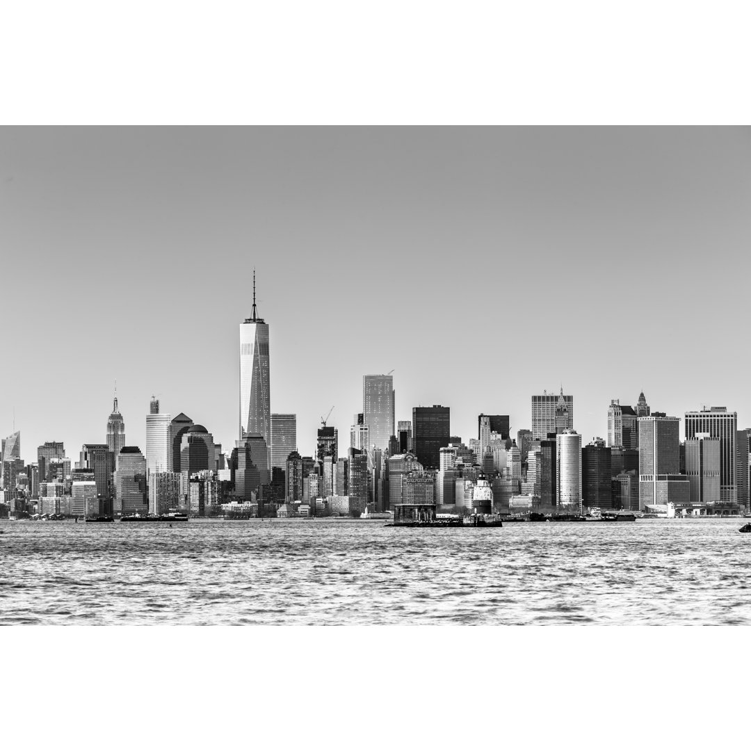 New York City Skyline von Kasto80 - Wrapped Canvas Fotografie