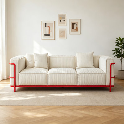 Modern Light Luxury Fabric Three-seater Sofa