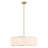 24" 5-Light Pleated Drum Chandelier-1404054216